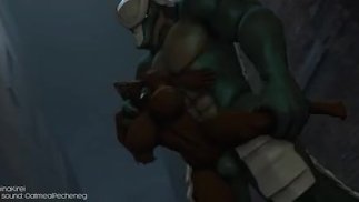 Rough Furry sex