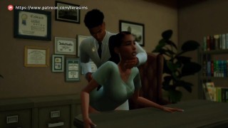 Sexe intense avec mon collègue préféré - Les sims 4