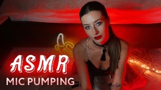 ASMR * Uma morena apaixonada Amy Haze Mic bombeando seu pau e fazendo você gozar