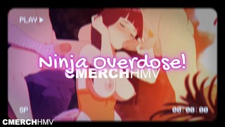 Przedawkowanie Ninja - Naruto Waifus Chciwy na Kutasa! - Hentai HMV - CMerchHMV