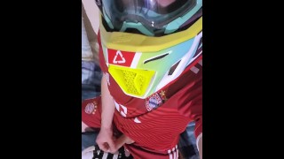 young footballer jerks off and cums on his favorite sneakers