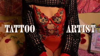 Sexy Stoner Tattoo Artist ASMR Roleplay