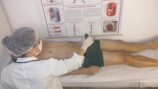 erection in the doctor's office
