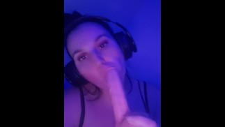 Dildo sucking