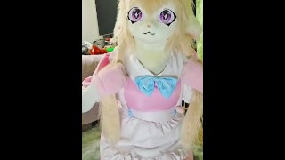 Sexy Kitty кигуруми анимегао себя БДСМ трахнул щупальцем