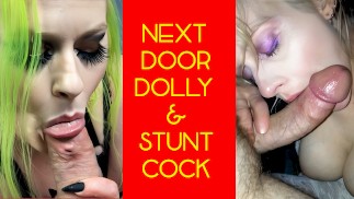 隔壁Dolly和特技鸡巴-鸡巴吸吮家庭视频，2017年，2018年和2020年
