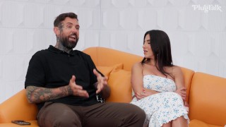 Brandy Ate Sushi off the Biggest Cock She's Ever Seen!